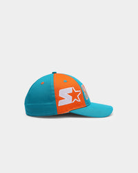 Starter Tall Boy Tri Power Snapback Teal/Orange