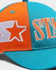 Starter Tall Boy Tri Power Snapback Teal/Orange