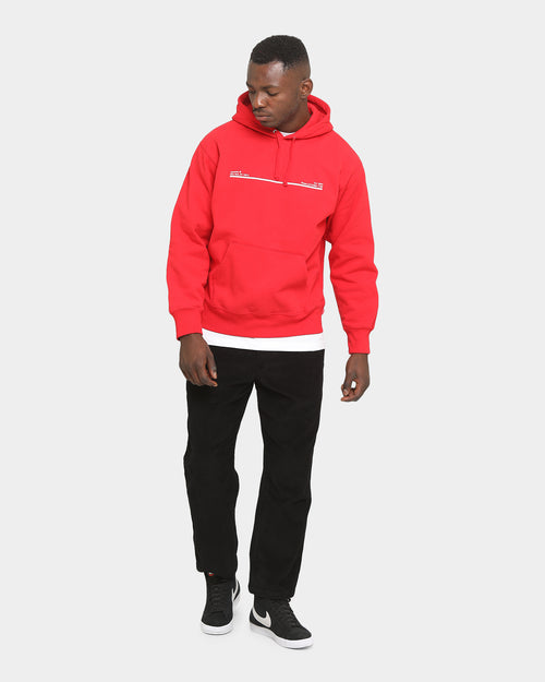 Supreme Shop Hooded Sweatshirt Red