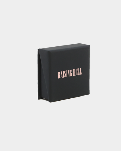 Raising Hell Women's Gothic Alphabet Stud Earrings Gold