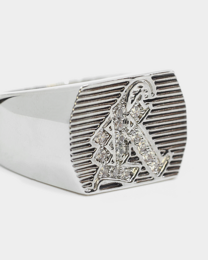 Last Kings Supremacy Ring Iced Silver