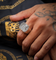 Last Kings Supremacy Ring Iced Silver
