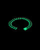 EN ES Glowed Up Miami Bracelet Silver/Green