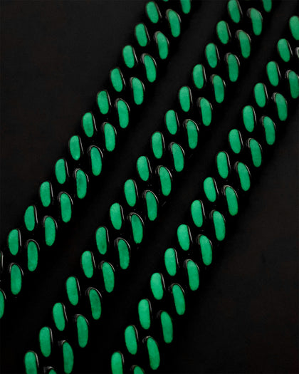 EN ES Glowed Up Miami Bracelet Silver/Green