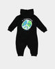 Lil Homme Infant Peace World Chill Suit Black