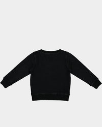 Lil Homme Kids' With Love Vintage Crewneck Washed Black