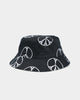 Carre Peace All Over Bucket Hat Black/White
