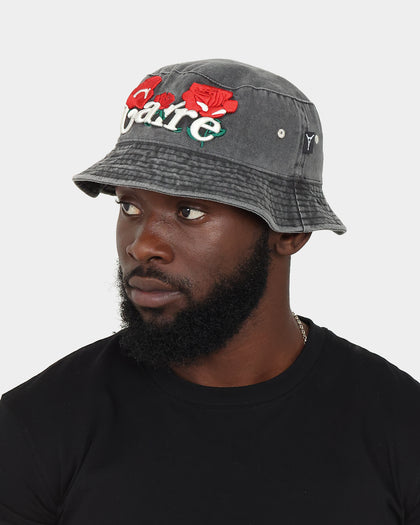 Carre Volle Rose Bucket Hat Washed Black