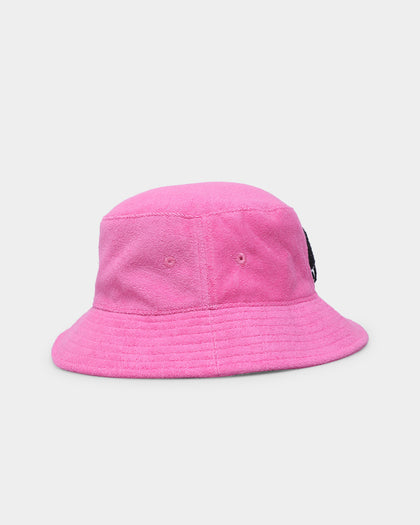 Caree World Peace Terry Bucket Hat Pink