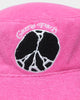 Caree World Peace Terry Bucket Hat Pink