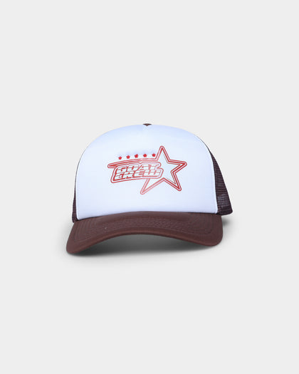 Goat Crew Star Trucker Snapback White/Brown