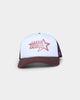 Goat Crew Star Trucker Snapback White/Brown