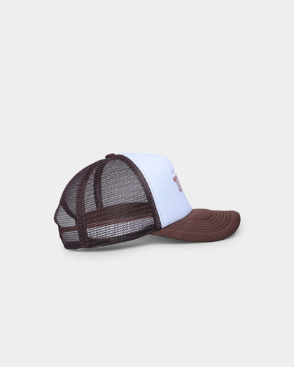 Goat Crew Star Trucker Snapback White/Brown