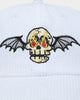 Goat Crew Skull Wing Cord Dad Strapback White