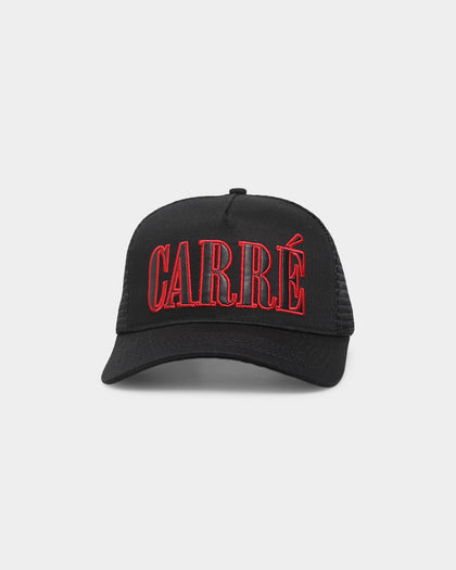 Carré Étoiles Trucker Strapback Black/Red