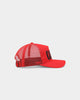 Carré Étoiles Trucker Strapback Red