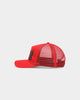 Carré Étoiles Trucker Strapback Red