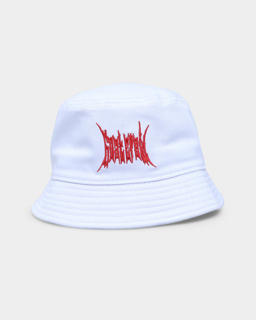 Goat Crew Metal Bucket Hat White