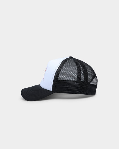 Goat Crew Metal Trucker Snapback White/Black