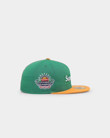 Supreme X New Era Spring Training 2-Tone Box Logo Fitted Green