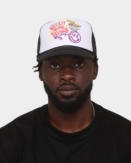 Goat Crew Get Lit Trucker Snapback White/Black