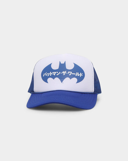 Goat Crew X Batman Batman Logo Trucker Snapback Blue/White