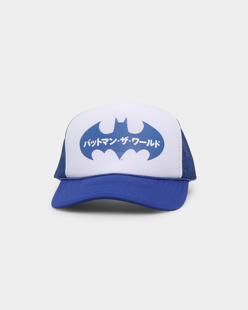 Goat Crew X Batman Batman Logo Trucker Snapback Blue/White