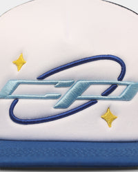 Carré Star Sign Trucker Snapback White/Blue