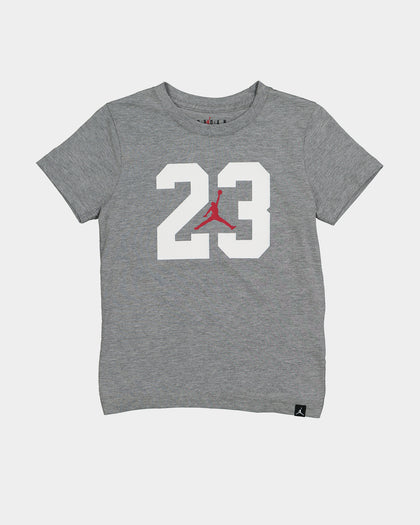 Jordan Kids' Jordan Sportswear Iconic Logo T-Shirt Grey