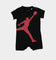 Jordan Infants' Jumpman Knit Romper Black
