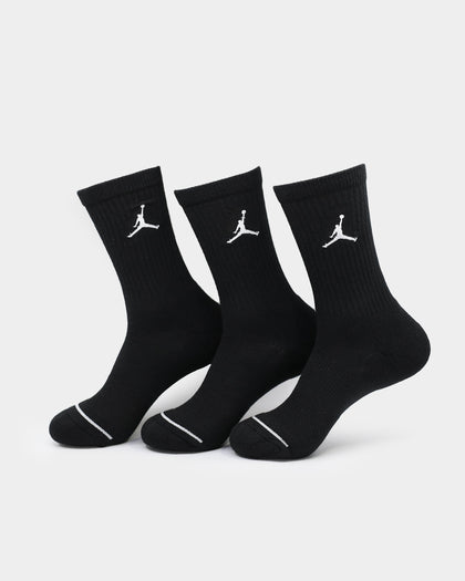 Jordan Jumpman Dri-Fit Crew Socks 3 Pack Black