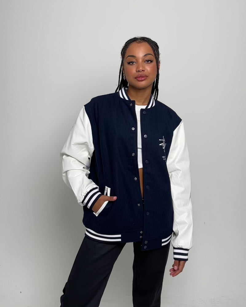 STUSSY Souvenir Tour Jacket 35th 5244 Stussy World Tour Varsity