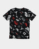 Jordan Kids' Level Up All Over Print Graphic T-Shirt Black