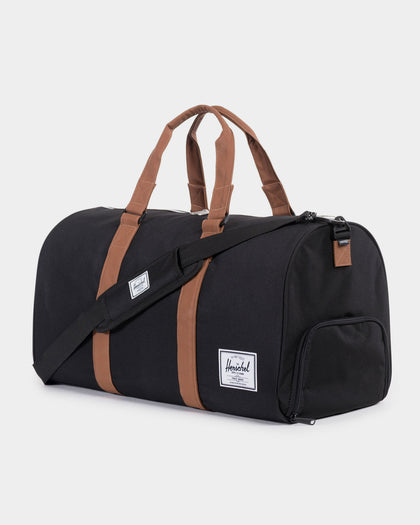 Herschel Bag Co Novel Duffle Bag Black/Tan Faux