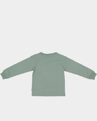 Honor The Gift Kid's Holiday Stereo Long Sleeve T-Shirt Sage