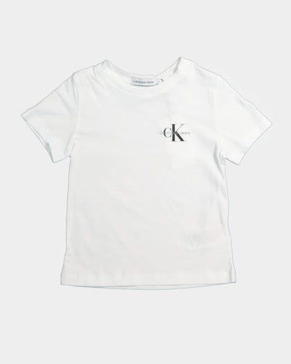 Calvin Klein Kids' Chest Monogram T-Shirt Bright White
