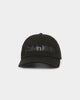 Calvin Klein Leather Lettering Baseball Cap Ck Black