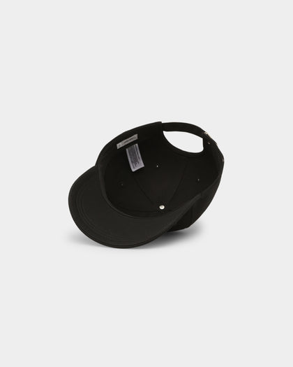Calvin Klein Leather Lettering Baseball Cap Ck Black