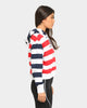 Tommy Jeans Women's Multi-Stripe Hoodie Twilight Navy/M