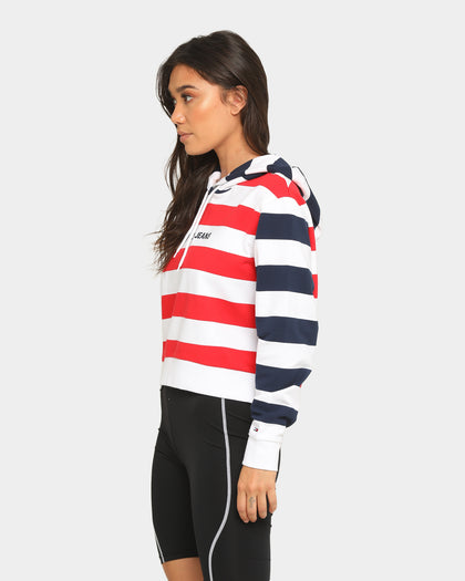 Tommy Jeans Women's Multi-Stripe Hoodie Twilight Navy/M