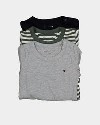 Tommy Hilfiger Infants' 3 Pack Bodysuits Avalon Green