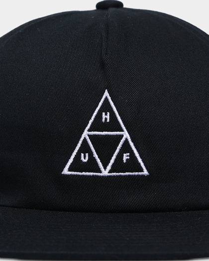 HUF Essential Unstructured TT Snapback Black