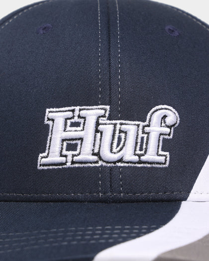 HUF Daytona 6-Panel Curved Visor Snapback Navy