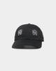 HUF Multi Hit 6-Panel Curved Visor Strapback Black