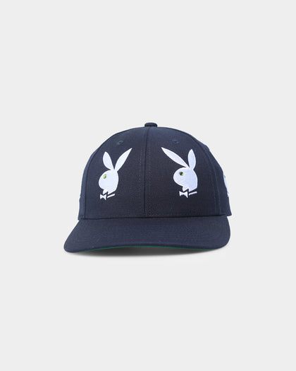 HUF X Playboy Rhinestone 6 Panel Snapback Navy