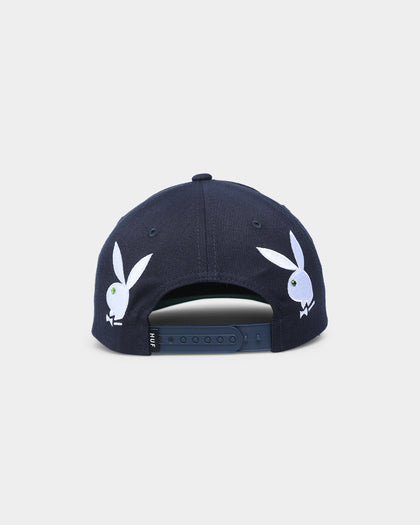 HUF X Playboy Rhinestone 6 Panel Snapback Navy