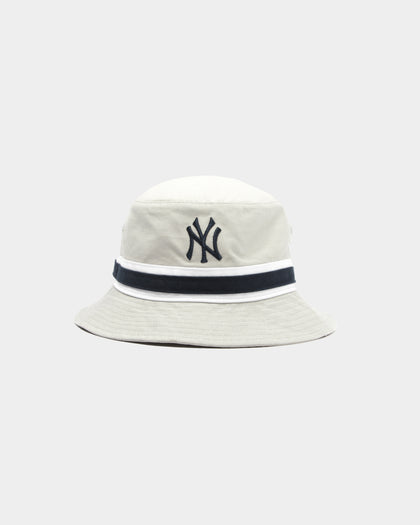 47 Brand New York Yankees Striped Bucket Grey