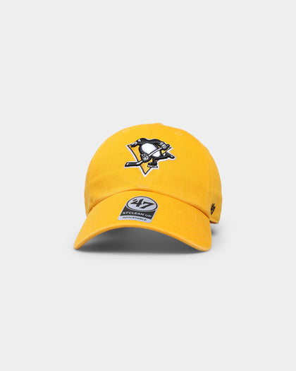 47 Brand Pittsburgh Penguins Clean Up Strapback Gold