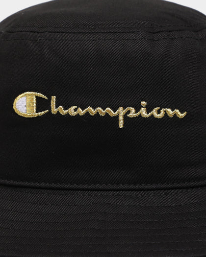 Champion Twill Bucket Hat Black/Gold