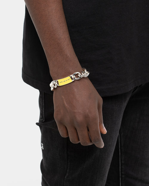 Wild For The Weekend LNO Pop Colour ID Bracelet Silver/Yellow